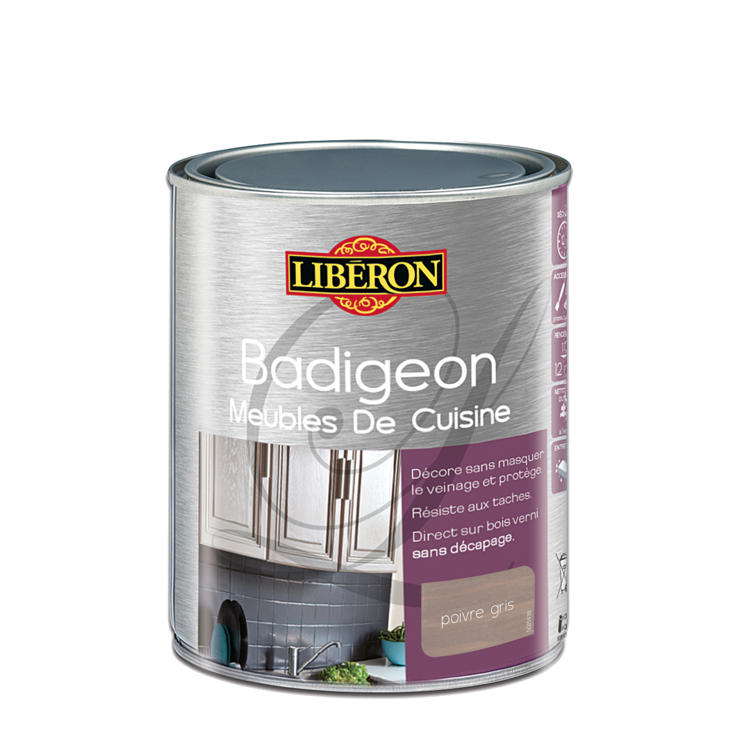 Boisine cuisine 1L - Poivre Gris - LIBERON